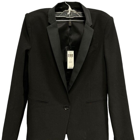 Womens Black Blazer BCBG MAXAZARIA Size Small NWT Retail 248